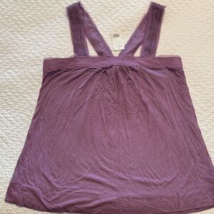 Banana Republic Plum Wide-Strap Top